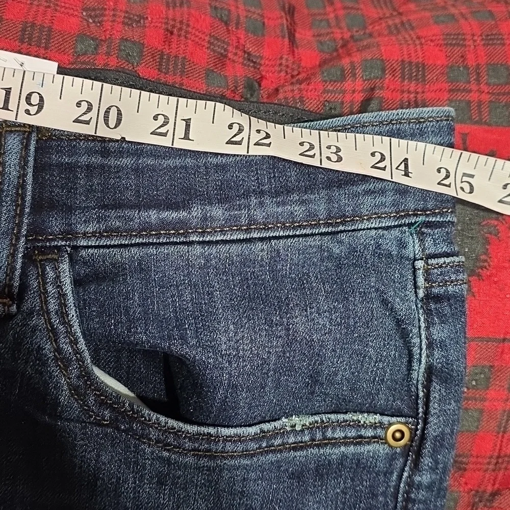 NWT Sonoma Women's Denim Capris Rolled Cuff Stretch Comfort Mid‎ Calf Sz 28 W